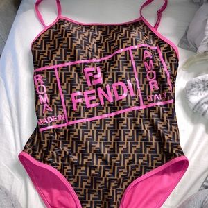 Fendi one piece bathing suit